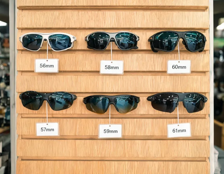 Fishing sunglasses for men application board illustration
